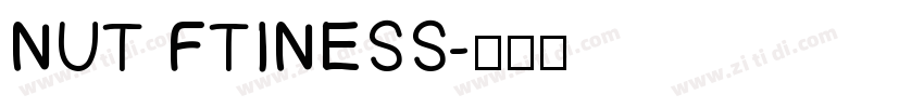 NUT FTINESS字体转换